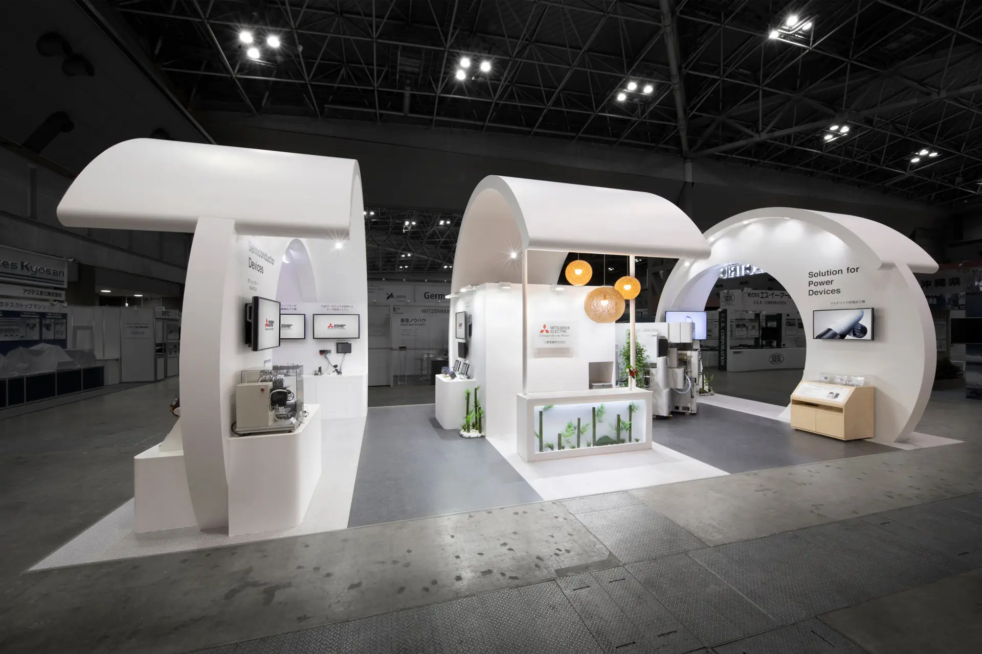 株式会社フジヤ　SEMICON Japan 2018　三菱電機ブース画像